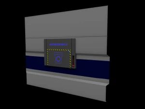 scifi interior construction kit basic 3D Model