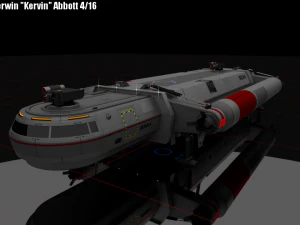 navetta di scorta interplanetaria pesante Modello 3D