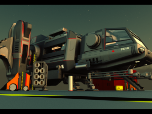 warthog class heavy assault transport 3D Model