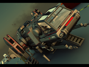 warthog class heavy assault transport 3D Model