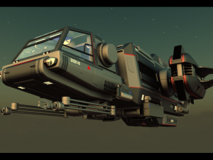 warthog class heavy assault transport 3D Model