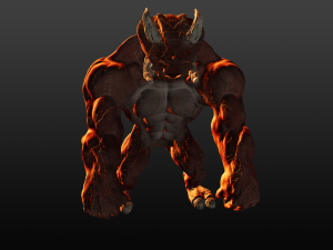 demonic monster Modelo 3D