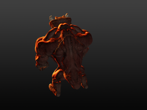 demonic monster 3D मॉडल