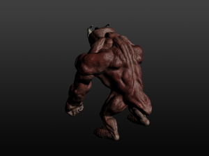 demonic monster 3D मॉडल