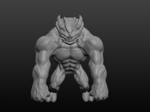 demonic monster 3D मॉडल