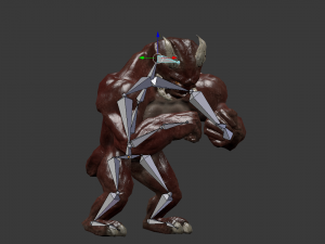 demonic monster 3D मॉडल
