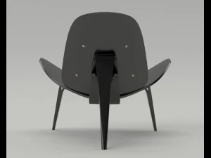 wegner ch07 shell chair 3D Model