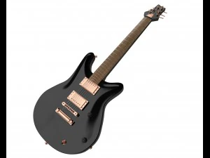 электрогитара 3D Модель