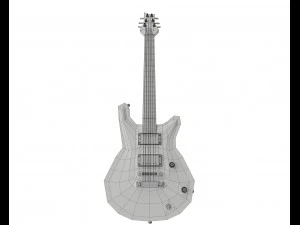 electric guitar 3D Model