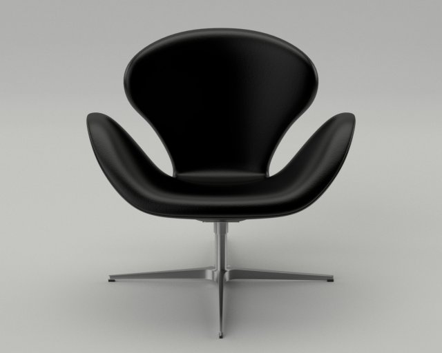 fritz hansen swan chair Model 3D .c4d .max .obj .3ds .fbx .stl .blend