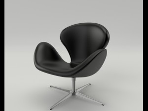 fritz hansen swan chair Model 3D