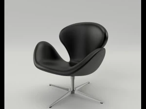 fritz hansen swan chair 3D Model