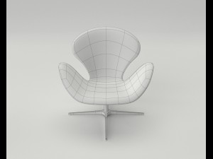 fritz hansen swan chair Model 3D
