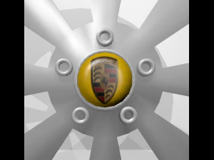 5개의 바퀴 ar1 3D 모델