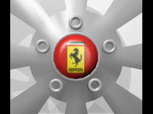 5개의 바퀴 ar1 3D 모델