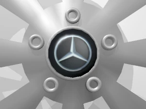 5개의 바퀴 ar1 3D 모델