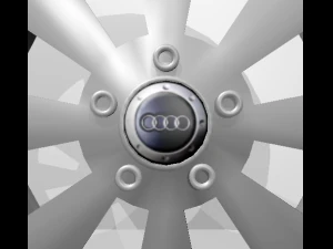 5개의 바퀴 ar1 3D 모델