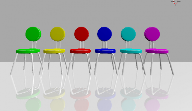 ar33chaircolor Model 3D .c4d .max .obj .3ds .fbx .stl .blend 