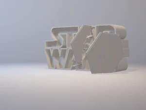 star wars - logo 3D Print Model