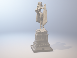 statue of liberty 3D प्रिंट मॉडल