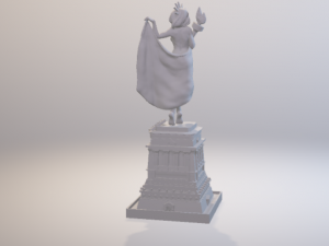 statue of liberty 3D प्रिंट मॉडल