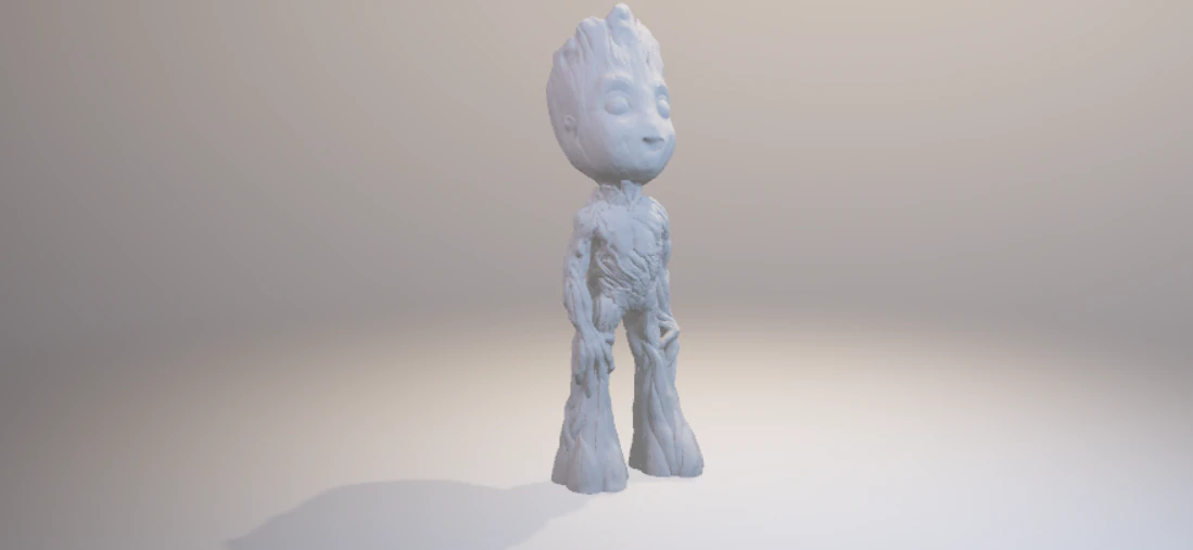 baby groot 3D Print Model .c4d .max .obj .3ds .fbx .stl .blend 