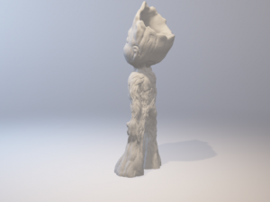 baby groot Modèles 3D en vedette