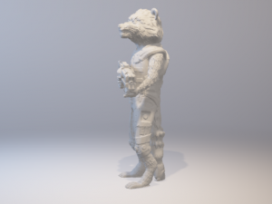 rocket raccoon - guardians of the galaxy 3D 프린트 모델