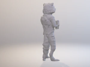 rocket raccoon - guardians of the galaxy 3D Print Model