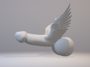 flying penis 3D Принт Модель
