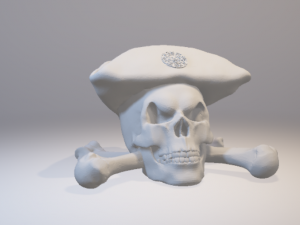 pirate skull - pirates of the caribbean 3D Print Model