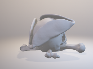 pirate skull - pirates of the caribbean Modelo de Impressão 3D