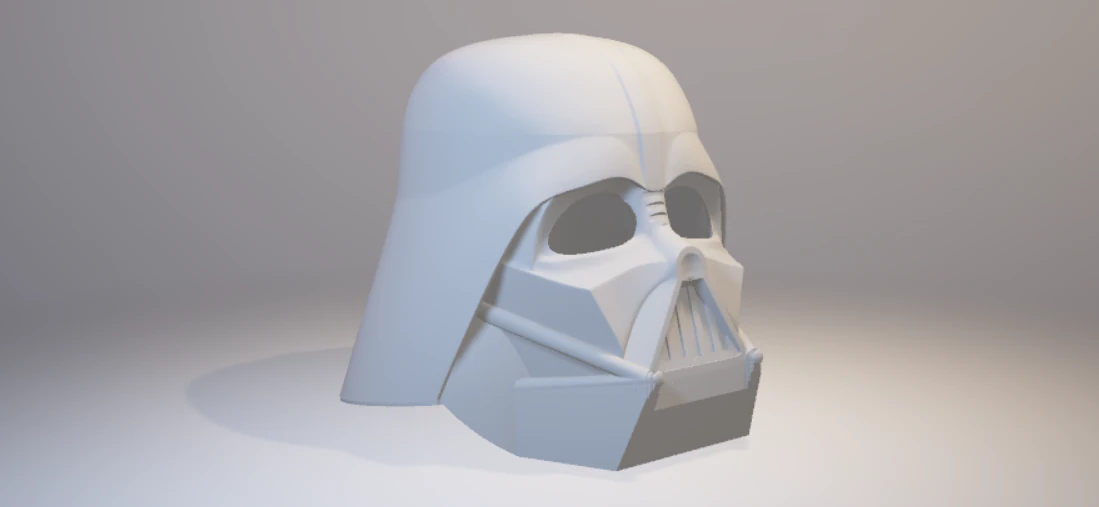 darth vader helmet 3D Print Model .c4d .max .obj .3ds .fbx .stl .blend 