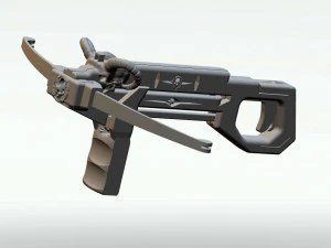 pencil skull crossbow 3D Print Model