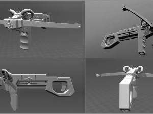 pencil skull crossbow Modello di stampa 3D