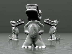 buy me a smile crocodile 3D-Druckmodell