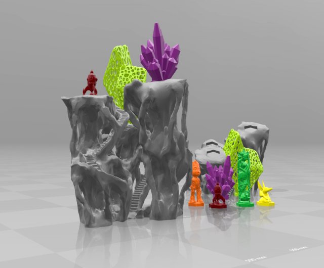 create your own scifi world 3D 프린트 모델 .c4d .max .obj .3ds .fbx .stl .blend 