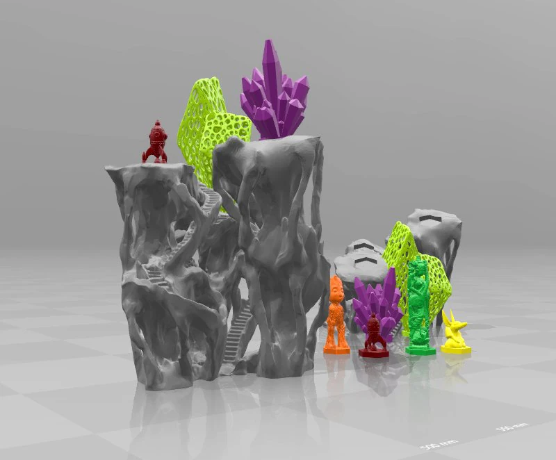 create your own scifi world 3D Print Model .c4d .max .obj .3ds .fbx .stl .blend