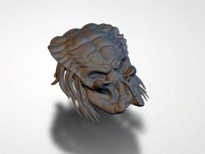 predator head 3D Print Model