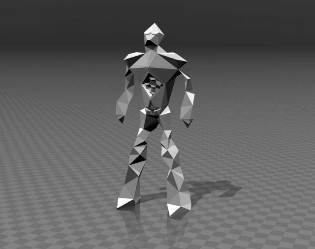 cube hero Modello di stampa 3D .c4d .max .obj .3ds .fbx .stl .blend 