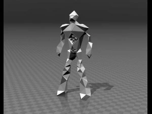 herói do cubo Modelo de Impressão 3D