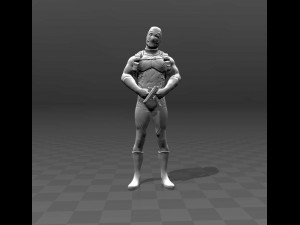 deadpool Model Cetak 3D