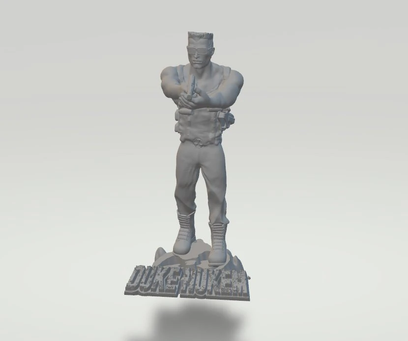 duke nukem 3D Print Model .c4d .max .obj .3ds .fbx .stl .blend 