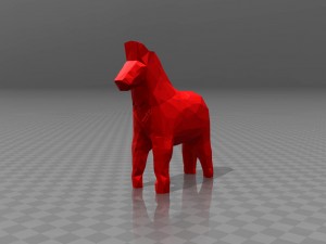 dalecarlian horse 3D-Druckmodell