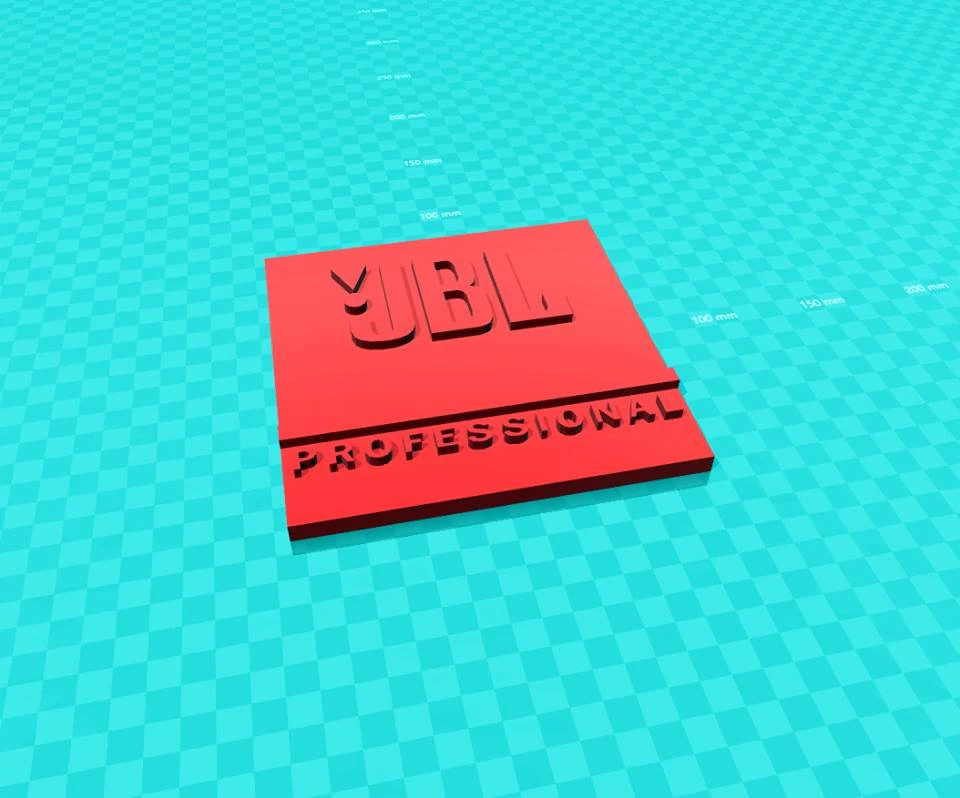 jbl pro logo 3D Print Model .c4d .max .obj .3ds .fbx .stl .blend