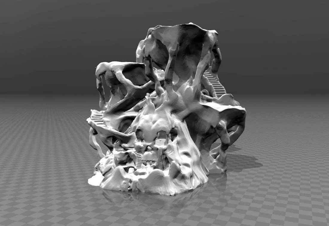 fantasy world 3D Print Model .c4d .max .obj .3ds .fbx .stl .blend 