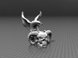 devil eagle 3D Print Model