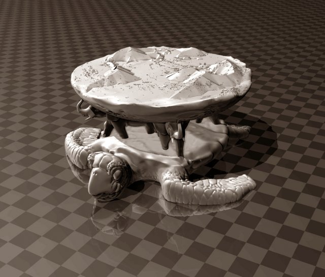 flat earth 3D Принт Модель .c4d .max .obj .3ds .fbx .stl .blend 