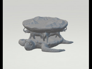 flat earth 3D Принт Модель
