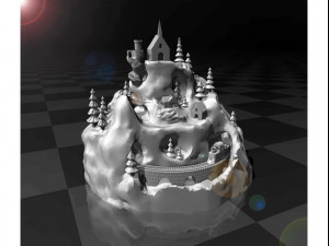 christmas village Modelo de impresión 3D